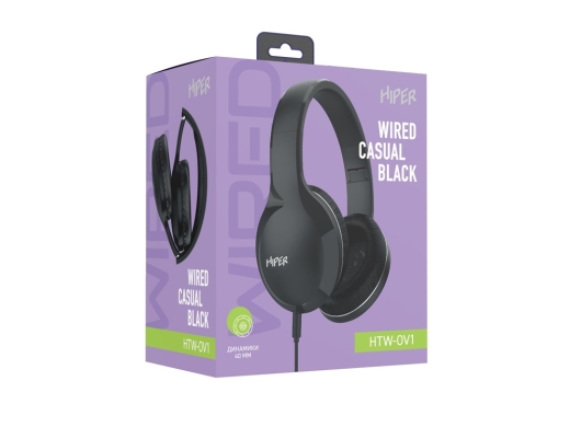 Изображение №10 | Проводные накладные наушники «WIRED CASUAL» (черный)