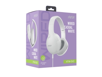 Изображение №10 | Проводные накладные наушники «WIRED CASUAL» (белый)