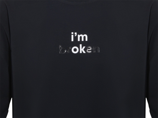 Изображение №2 | Футболка оверсайз «Vienna» унисекс с нанесением Трафарет Скульптура 2 цвета, размер S S (черный)