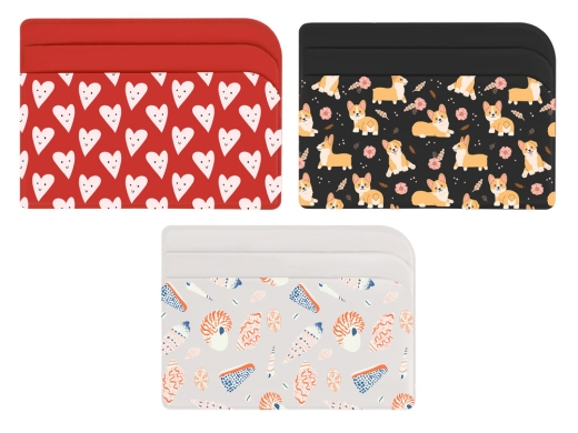 Изображение №1 | Картхолдер для 3-х карт с возможностью полноцветной печати, софт-тач