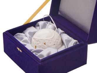 Изображение №5 | Шар новогодний с подсветкой и зоной для персонализации (белый)