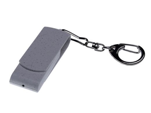 Изображение №2 | USB 2.0- флешка промо «Варуна» на 512 Мбайт с поворотным механизмом 512МБ (серый)