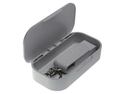 Изображение №4 | USB 2.0- флешка промо «Варуна» на 512 Мбайт с поворотным механизмом 512МБ (серый)