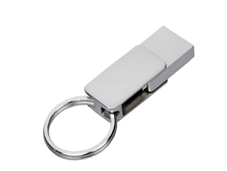 Изображение №3 | USB 3.0- флешка «Mercury» на 16 Гб с поворотным механизмом и дополнительным разъемом Type-C 16ГБ (серебристый)