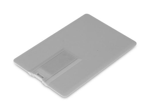 Изображение №1 | USB 3.0- флешка на 32 Гб в виде визитки, с раскладным чипом 32ГБ (белый)