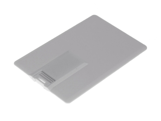 Изображение №2 | USB 3.0- флешка на 32 Гб в виде визитки, с раскладным чипом 32ГБ (белый)