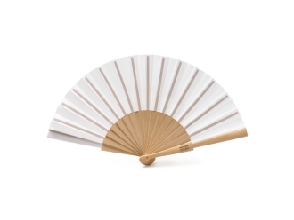 Изображение №1 | Веер MILOS (белый/натуральный)