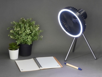 Изображение №13 | Портативный вентилятор с фонарем «Jon» (темно-серый)