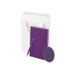 Изображение №1 | Подарочный набор Аурис (Auris), фиолетовый (ежедневник, зарядное устройство, ручка)