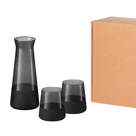 Изображение №1 | Подарочный набор декантер + 2 стакана Блэк Эдишн (Black Edition), черный