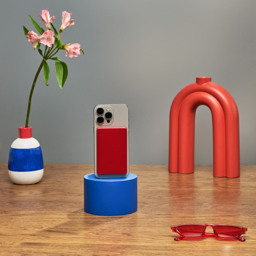 Изображение №9 | Внешний аккумулятор Ларго PD (Largo PD) 5000mAh с функцией беспроводной зарядки 15W, красный