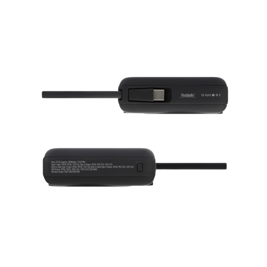 Изображение №7 | Внешний аккумулятор с подсветкой Риттер PD (Ritter PD) 10000mAh с функцией беспроводной зарядки 15W, черный