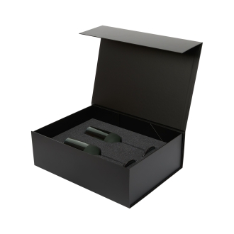 Изображение №3 | Подарочный набор 2 бокала для шампанского Эмеральд (Emerald) в черной коробке