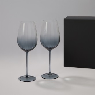 Изображение №1 | Подарочный набор 2 бокала для вина Мансера (Mancera) в черной коробке