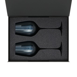 Изображение №2 | Подарочный набор 2 бокала для вина Тоскана (Toscana) в черной коробке