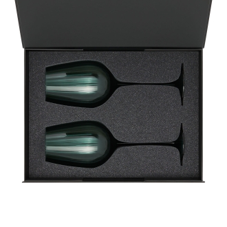 Изображение №2 | Подарочный набор 2 бокала для вина Капри (Capri) в черной коробке