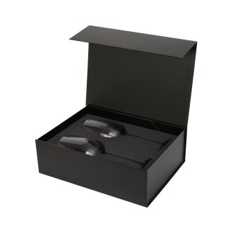 Изображение №3 | Подарочный набор 2 бокала для вина Бланш (Blanche) в черной коробке