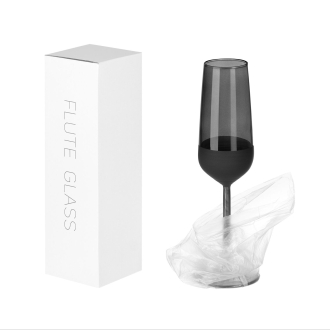 Изображение №2 | Подарочный набор 2 бокала для шампанского Блэк Эдишн (Black Edition) в большом подарочном пакете