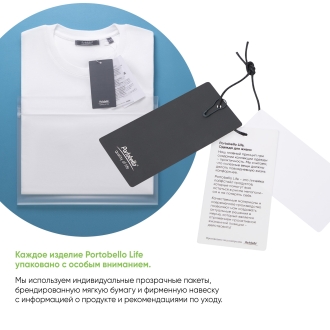 Изображение №8 | Футболка унисекс Раст Нео (Rust Neo), 250гр., белый (теплый тон), размер XS/S