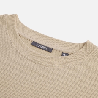 Изображение №10 | Футболка унисекс премиум Аура (Aura), 100% хлопок 200гр. бежевый, размер XS/S