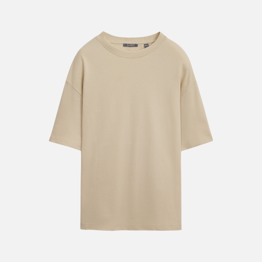 Изображение №7 | Футболка унисекс премиум Аура (Aura), 100% хлопок 200гр. бежевый, размер XS/S