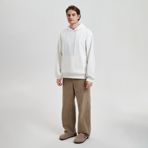 Изображение №2 | Худи релакс унисекс Адвенче (Adventure), белый, размер XS/S