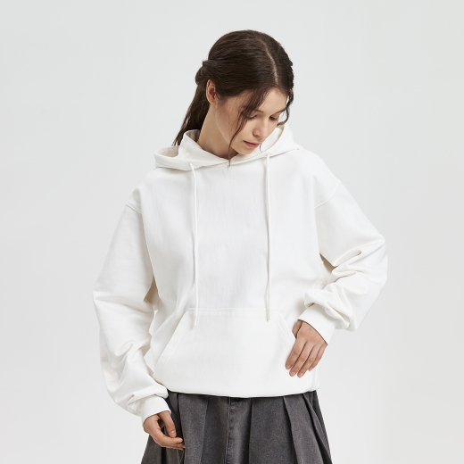 Изображение №3 | Худи релакс унисекс Адвенче (Adventure), белый, размер XS/S