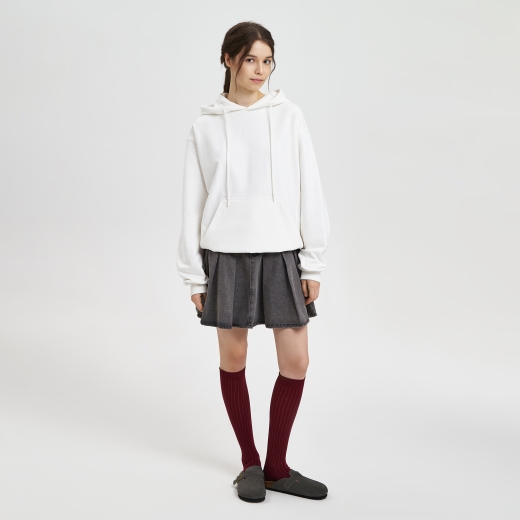 Изображение №4 | Худи релакс унисекс Адвенче (Adventure), белый, размер XS/S