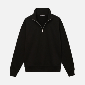 Изображение №8 | Толстовка на молнии унисекс Флоу (Flow), черная, размер XS/S