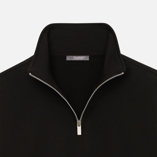 Изображение №11 | Толстовка на молнии унисекс Флоу (Flow), черная, размер XS/S