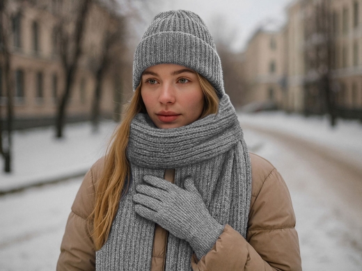 Изображение №3 | Подарочный набор  «Nordend» (серый меланж)