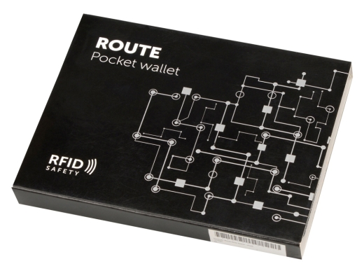 Изображение №5 | Кошелек «Route» с защитой от RFID считывания (синий)