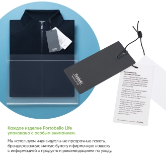 Изображение №7 | Толстовка на молнии, унисекс Торрес (Torres) белая, размер M