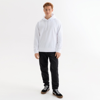 Изображение №2 | Худи с капюшоном, унисекс Алекс (Alex) белый, размер S