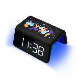 Изображение №3 | Зарядная станция с часами 15W Флейм (Flame), черная