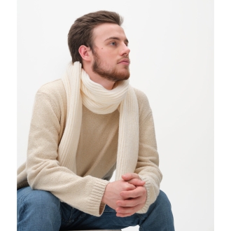 Изображение №2 | Шарф Форгес (Forges) вязаный, бежевый
