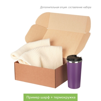 Изображение №10 | Шарф Форгес (Forges) вязаный, бежевый