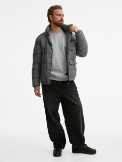 Изображение №13 | Куртка Ben Mac, серая, размер S