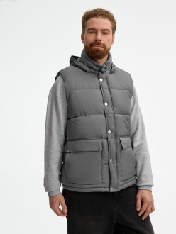 Изображение №8 | Жилет Ben Mac, серый, размер S