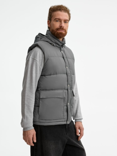 Изображение №9 | Жилет Ben Mac, серый, размер S