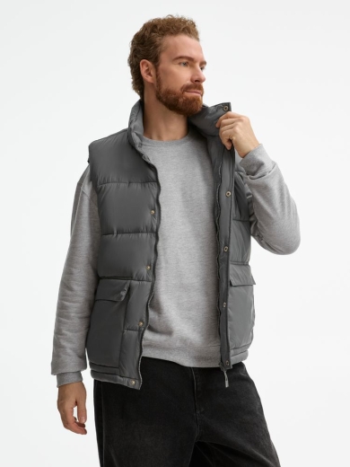 Изображение №10 | Жилет Ben Mac, серый, размер S