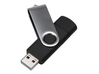 Изображение №2 | USB3.0/USB Type-C флешка на 32 Гб «Квебек C» 32ГБ (черный)