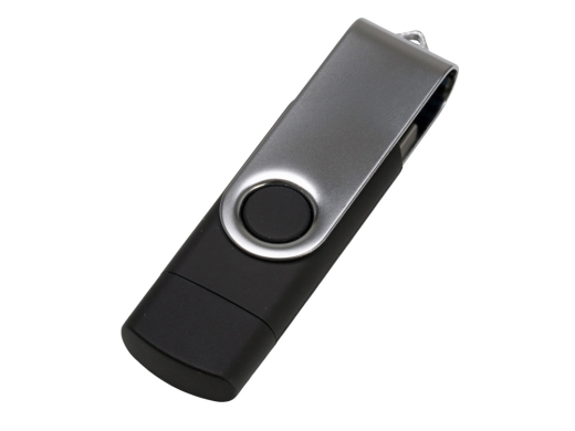 Изображение №3 | USB3.0/USB Type-C флешка на 32 Гб «Квебек C» 32ГБ (черный)