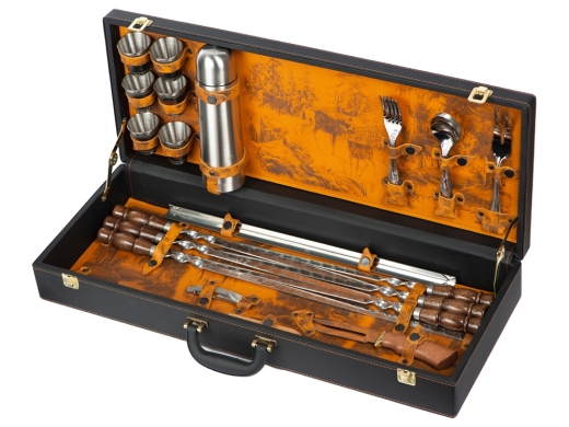 Изображение №1 | Набор «Подарочный» (коричневый, серебристый)