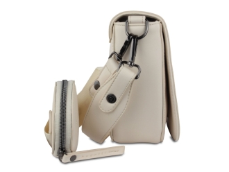 Изображение №4 | Сумка наплечная женская «АЛМАТА (ALMATA)» с кошельком (бежевый)