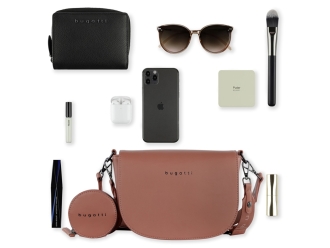 Изображение №6 | Сумка наплечная женская «АЛМАТА (ALMATA)» с кошельком (оранжевый)