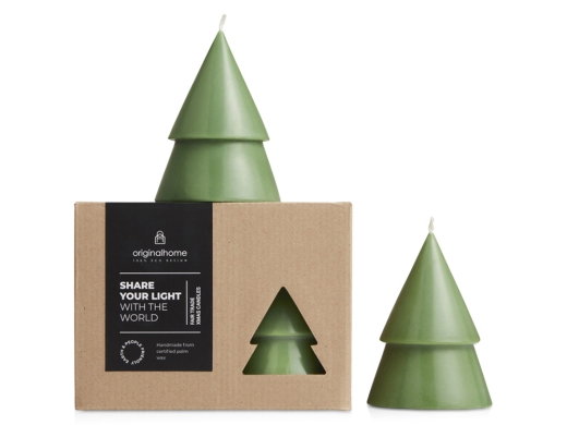 Изображение №1 | Рождественская елочная свеча матча, M M (зеленый)