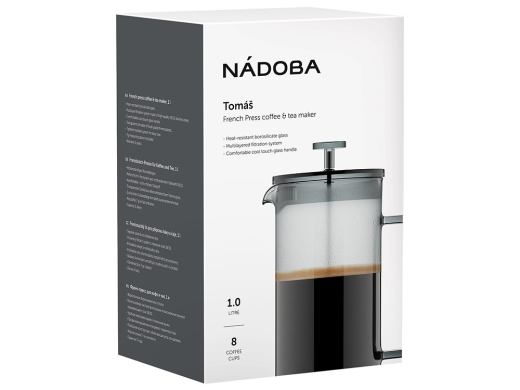 Изображение №2 | Френч-пресс «TOMAS», 1 л 1000 (серый)
