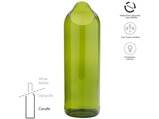 Изображение №2 | Ваза-бутылка (зеленый)