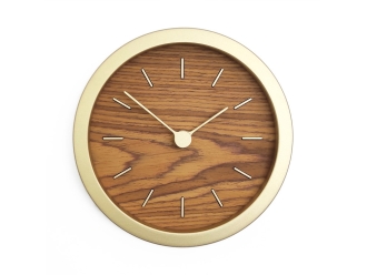 Изображение №1 | Часы настенные Bronco «Gracie» XS (золотистый, дерево)